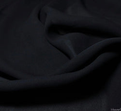Crêpe Georgette Fabric / Black