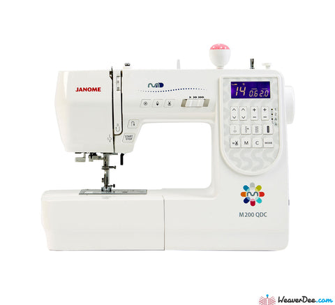 Janome M200QDC Sewing Machine with Bonus Sew-Table & Extra Presser Feet Set