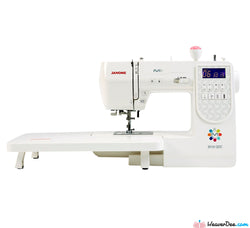 Janome M50QDC Sewing Machine with Bonus Sew-Table & Extra Presser Feet Set