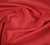 Plain Linen Blend Fabric - Red
