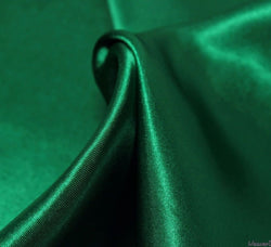WeaverDee - Liquid Satin Fabric / Emerald Green - WeaverDee.com Sewing & Crafts - 1