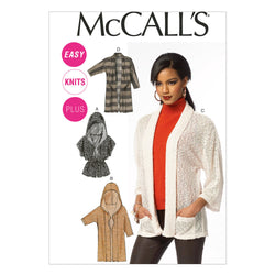 McCall's - M6802 Misses'/Women's Cardigans - WeaverDee.com Sewing & Crafts - 1