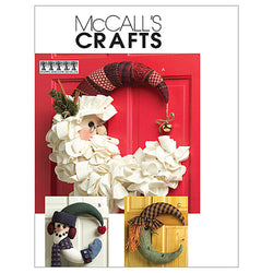 McCall's - M5205 Seasonal Door / Wall Decorations - For Christmas / Halloween - WeaverDee.com Sewing & Crafts - 1