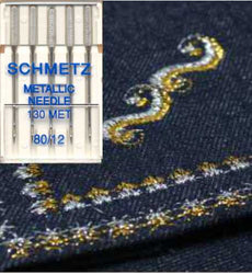 SCHMETZ  Metallic Machine Needles | Pack of 5