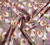 Rose & Hubble Digital Cotton Lawn Fabric - Orchid Delight Rose