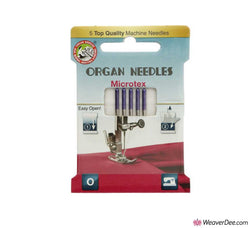 ORGAN Microtex (sharp) Machine Needles [Pack of 5]