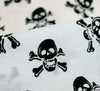 WeaverDee - Poly Cotton Fabric - Skulls Black on White - WeaverDee.com Sewing & Crafts - 3