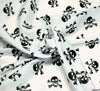 WeaverDee - Poly Cotton Fabric - Skulls Black on White - WeaverDee.com Sewing & Crafts - 2