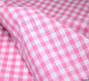 WeaverDee - Poly Cotton Fabric - Pink Gingham - WeaverDee.com Sewing & Crafts - 4