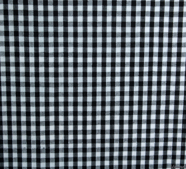 Polycotton Fabric - Black Gingham 1/8 inch – WeaverDee.com