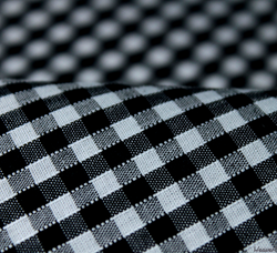 WeaverDee - Poly Cotton Fabric - Black Gingham - WeaverDee.com Sewing & Crafts - 1
