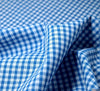 WeaverDee - Poly Cotton Fabric - Blue Gingham - WeaverDee.com Sewing & Crafts - 4