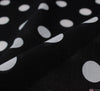 WeaverDee - Poly Cotton Fabric - Candy Spot White on Black - WeaverDee.com Sewing & Crafts - 9