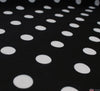 WeaverDee - Poly Cotton Fabric - Candy Spot White on Black - WeaverDee.com Sewing & Crafts - 8