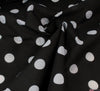 WeaverDee - Poly Cotton Fabric - Candy Spot White on Black - WeaverDee.com Sewing & Crafts - 11