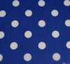 WeaverDee - Polycotton Candy-Spot Fabric - White on Royal Blue - WeaverDee.com Sewing & Crafts - 4