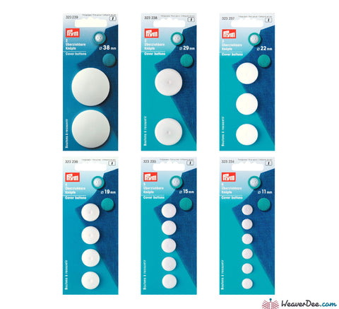 Prym - Cover Buttons [Plastic] - WeaverDee.com Sewing & Crafts