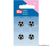 Prym - Football Buttons - Black & White - WeaverDee.com Sewing & Crafts - 1