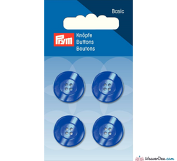 Prym - Four Hole Button - Pearlescent Blue - WeaverDee.com Sewing & Crafts - 1
