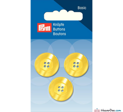 Prym - Four Hole Button - Yellow - WeaverDee.com Sewing & Crafts - 1