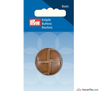 Prym - Leather Effect Button - Camel - WeaverDee.com Sewing & Crafts - 4