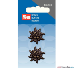 Prym - Jacket Buttons - Floral Bronze - WeaverDee.com Sewing & Crafts - 1