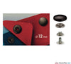 Prym - Press Studs (No-Sew) - Gun Black 12mm Mid Weight: Pack of 10 - WeaverDee.com Sewing & Crafts - 2