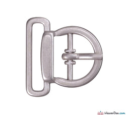 Prym - Fashion Belt Buckle 25mm / Matte Silver - WeaverDee.com Sewing & Crafts - 1