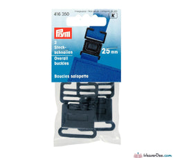 Prym - Clip Buckles for Bags / Overalls - Flat Plastic 25mm (Pk of 2) - WeaverDee.com Sewing & Crafts - 1