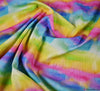 Little Johnny Digital Print Cotton Fabric - Watercolour Rainbow