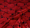 WeaverDee - Skull & Crossbone Red Satin Fabric - WeaverDee.com Sewing & Crafts - 8