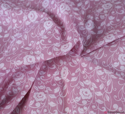 Premier Print Polycotton Fabric - Regal Flowers Pink