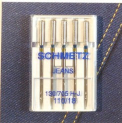 SCHMETZ  Denim / Jeans Machine Needles | Pack of 5 Size 110/18 Extra Heavy