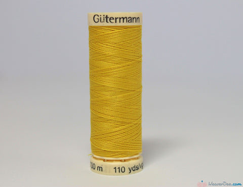 Gütermann - Sew-All Polyester Sewing Thread [177 Bright Yellow] - WeaverDee.com Sewing & Crafts - 1