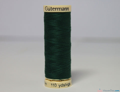 Gütermann - Sew-All Polyester Sewing Thread [340 Dark Green] - WeaverDee.com Sewing & Crafts - 1