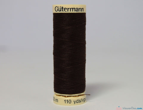 Gütermann - Sew-All Polyester Sewing Thread [406 Dark Brown] - WeaverDee.com Sewing & Crafts - 1