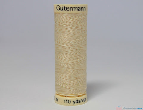 Gütermann - Sew-All Polyester Sewing Thread [610 Cream] - WeaverDee.com Sewing & Crafts - 1