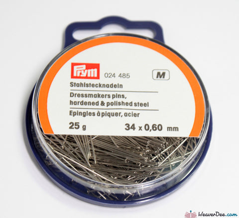 Prym - 34mm Dressmakers Long Pins (25g pack) - WeaverDee.com Sewing & Crafts - 1