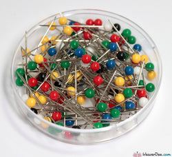 Prym - 34mm Plastic-Head Pins (15g Pack) - WeaverDee.com Sewing & Crafts - 1