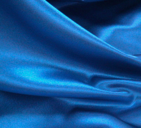 WeaverDee - Liquid Satin Fabric / Royal Blue - WeaverDee.com Sewing & Crafts