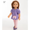 Simplicity Pattern S8574 14" Doll Clothes