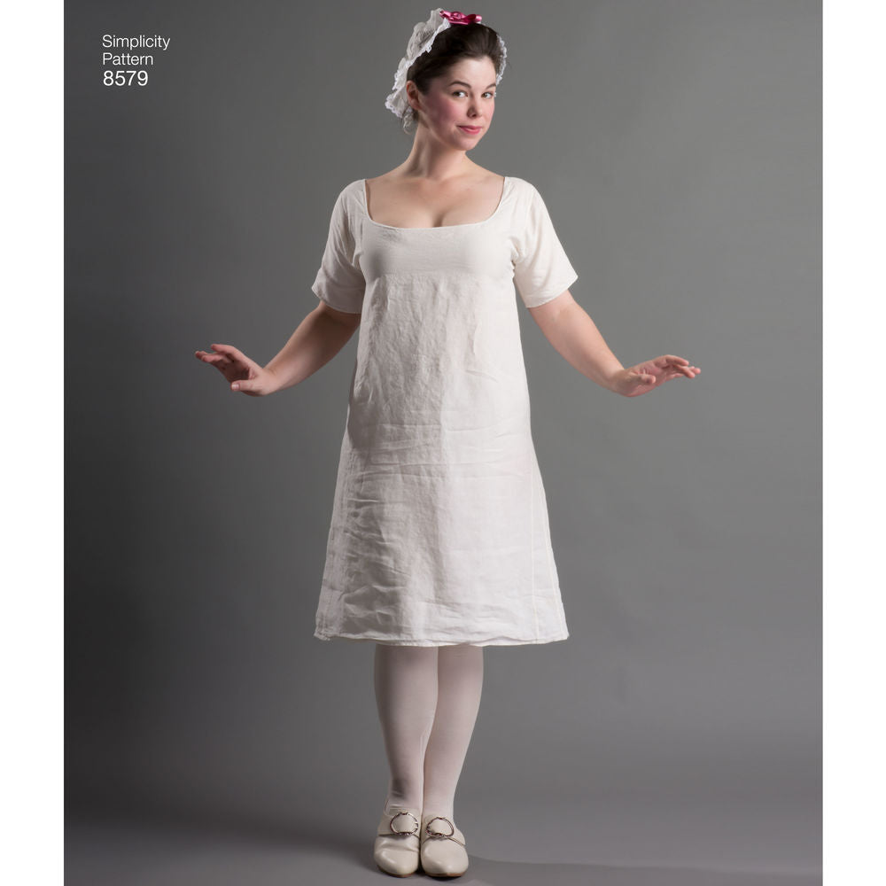 Simplicity Pattern S8579 Misses' 18th Century Undergarments Costume –