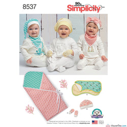 Simplicity Pattern S8537 Baby Accessories