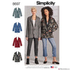 Simplicity Pattern S8697 Misses'/Women's Oversized Blazers