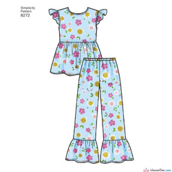 Simplicity - S8272 Child's / Girl's Sleepwear & Robe - WeaverDee.com Sewing & Crafts - 1
