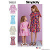 Simplicity Pattern S8853 Children's & Girls' Dress