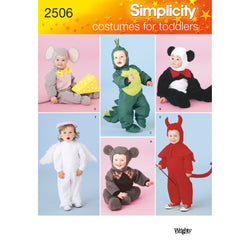 Simplicity Pattern S2506 Toddler Costumes