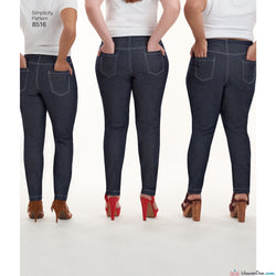 Simplicity Pattern S8516 Misses' Mimi G Skinny Jeans