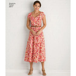 Simplicity Pattern S2917 Dresses (Miss & Plus)