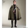 Simplicity Pattern S8771 Unisex Capes - Medieval Knight